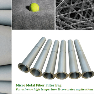 Bolsa de filtro de fibra de metal micro